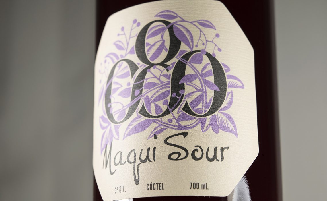 Primer Maqui Sour con jugo de maqui