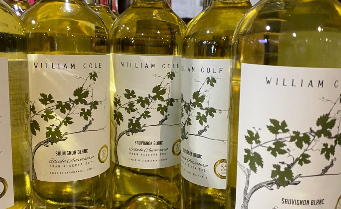 Viña William Cole agrega a su línea exclusiva “Edición Aniversario” un Sauvignon Blanc Gran Reserva especialmente para SUPERMERCADO DIEZ