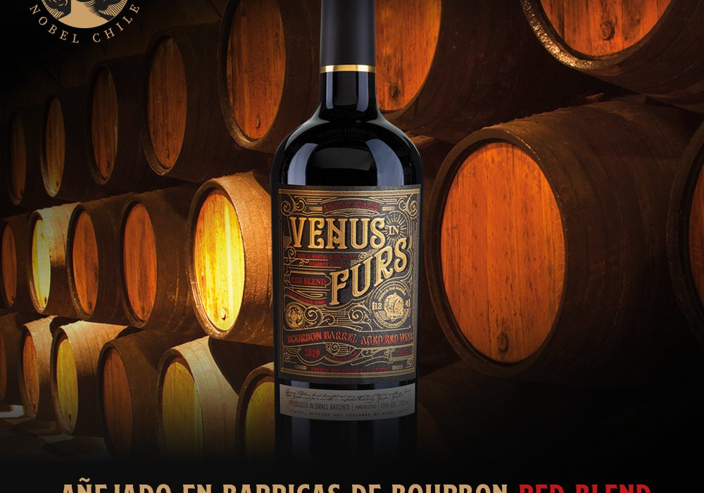 «VENUS IN FURS» Primer Vino chileno añejado en Barricas de Bourbon