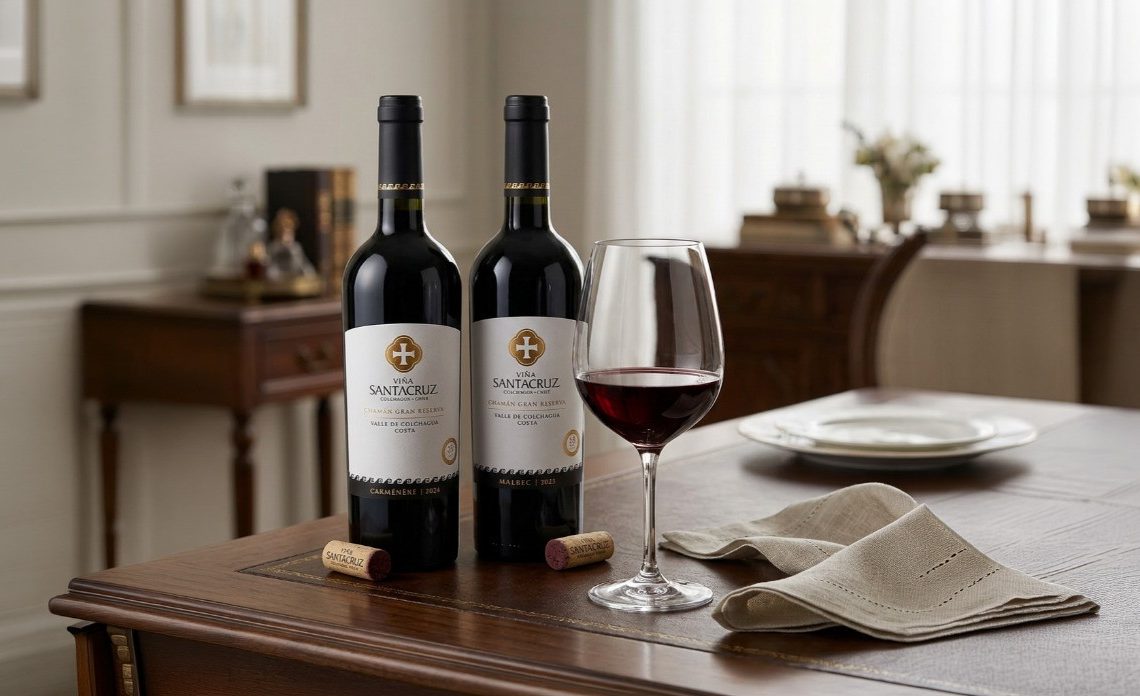 Supermercado Diez lanza dos vinos exclusivos de Viña Santa Cruz