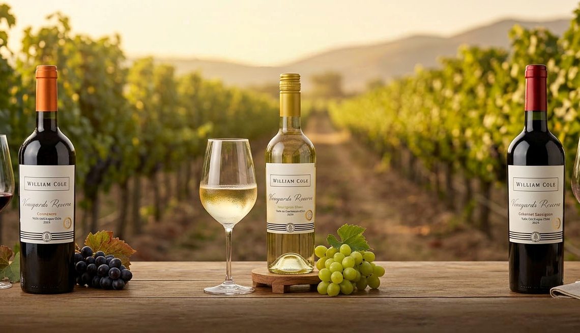 Viña William Cole presenta su exclusiva línea Vineyard Reserve para Supermercado Diez