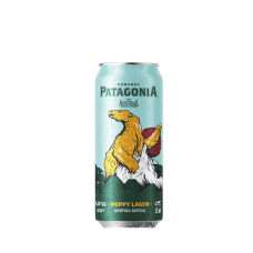 Pack 6 unidades Cerveza Patagonia Austral Hoppy Lager, lata ($1.190 c/u)