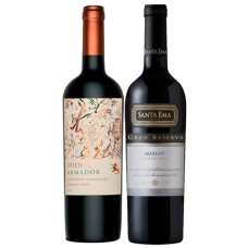 Pack 6 botellas Armador Odjfell Cabernet Sauvignon + 6 Santa Ema Gran Reserva Merlot ($4.990 c/u)