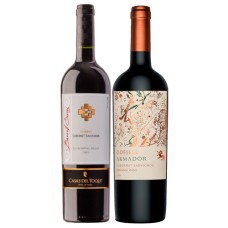 Pack 6 botellas Casas del Toqui Barrel Series Cabernet Sauvignon + 6 Odfjell Armador Cabernet Sauvignon ( $3.990 c/u) 