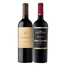 Pack 3 botellas Memorias El Principal + 3 Max Reserva Carmenere 