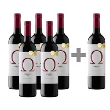 Caja de 6 unidades Omega, Viña Vik , Cabernet Sauvignon 5*6 ( PAGUE 5, LLEVE 6) Semanal