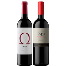 Pack 3 botellas Omega, Viña VIK + 3 1865 Carmenere, Viña San Pedro ( $9.990 c/u) Semanal Pack 3 botellas Omega, Viña VIK + 3 1865 Carmenere, Viña San Pedro ( $9.990 c/u) Semanal