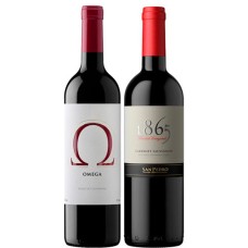 Pack 3 botellas Omega, Viña VIK + 3 1865 Cabernet Sauvignon, Viña San Pedro ( $9.990 c/u) Semanal Pack 3 botellas Omega, Viña VIK + 3 1865 Cabernet Sauvignon, Viña San Pedro ( $9.990 c/u) Semanal