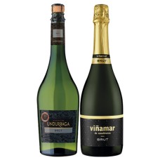 Pack 6 botellas Espumante Undurraga Brut + 6 Espumante Viña Mar Brut ($3.990 c/u) 