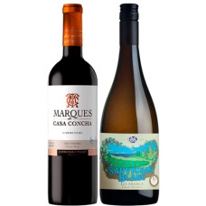 Pack 6 botellas Marques Carmenere + 6 Botellas de Casa Marin Lo Abarca Sauvignon Blanc ($83.880) 