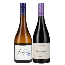Pack 6 botellas Amayna Sauvignon Blanc + 6 Presumido Carmene ($9.990 c/u)