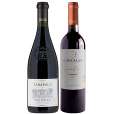 Pack 6 botellas Tarapacá Gran Reserva Cabernet Sauvignon + 6 Chocalan Grand Cuvee Carmenere ($4.990 c/u) semanal