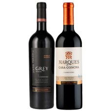 Pack 6 botellas Marques Carmenere + 6 Botellas de Grey Carmenere ($83.880) ( fin de semana)