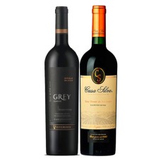 Pack 6 botellas Ventisquero Grey Carmenere + 6 Casa Silva Gran Terroir de los Andes Carmenere ($83.880)