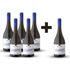 Caja de 6 unidades Casa Silva Cool Coast Sauvignon Blanc 5*6 (PAGUE 5, LLEVE 6)