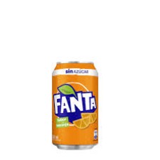 Pack 12 Fanta Sin Azúcar Lata 350ml