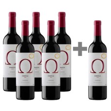 Caja de 6 unidades Omega, Viña Vik , Carmenere 5*6 ( PAGUE 5, LLEVE 6)