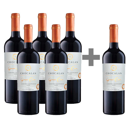 Caja de 6 unidades Chocalan Grand Cuvée Cabernet Sauvignon (PAGUE 5 LLEVE 6)  ($4.158 c/u)