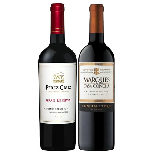 Pack 6 botellas Perez Cruz Gran Reserva Cabernet Sauvignon + 6 botellas Marques Cabernet Sauvignon (7.990 c/u) 