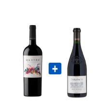 Pack 6 botellas Gran Reserva Tarapacá Cabernet Sauvignon + 6 Montgras Quatro ($4.990 c/u)