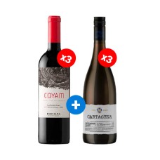Pack 3 botellas Coyam + 3 Casa Marin Cartagena Sauvignon Blanc 