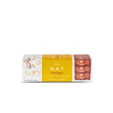 Galletas NAT Crackers Caju/Pasas y Jengibre, 160G
