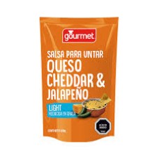 Salsa para untar Queso Cheddar&Jalapeño , Gourmet 200G