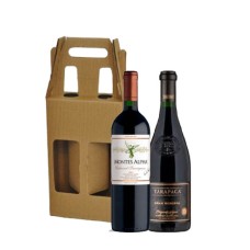 Pack 1 botella Montes Alpha Cabernet Sauvignon + 1 Tarapaca Etiqueta Negra Cabernet Sauvignon