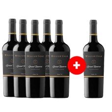 Caja de 6 unidades William Cole Gran Reserva Carmenere 5*6 $4.158 (PAGUE 5, LLEVE 6) (Semanal)