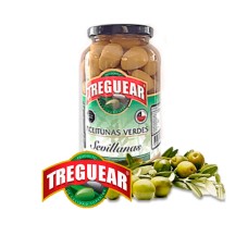 Frasco de aceitunas Sevillana verde – 500g