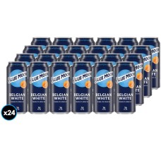 Caja de 24 unidades Cerveza Blue Moon Belgian White Lata 473 cc ($790 c/u) Caja de 24 unidades Cerveza Blue Moon Belgian White Lata 473 cc ($790 c/u)