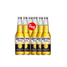 Caja de 6 unidades Cerveza Corona 330 ($991 c/u) (PAGUE 5, LLEVE 6) 5*6