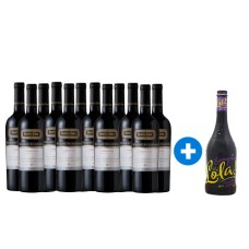 12 Botellas de Santa Ema Gran Reserva Carmenere + Sangria LOLA Regalo (Semanal)