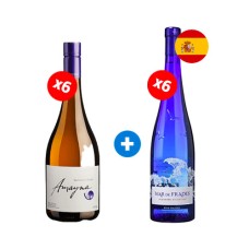 Pack 3 Amayna Sauvignon Blanc 750 cc + 3 Mar de Frades Alvariño 750 cc ($8.990c/u) Cyber