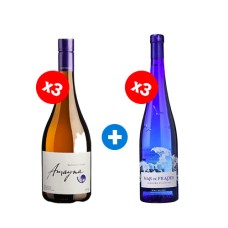Pack 3 Amayna Sauvignon Blanc 750 cc + 3 Mar de Frades Alvariño 750 cc ($8.990c/u) Cyber