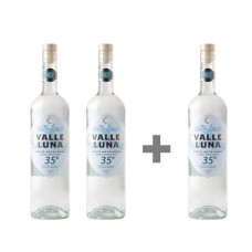 Pisco Artesanal ValleLuna, doble destilado 35° (Pague 2 y Lleve 3) 3*2