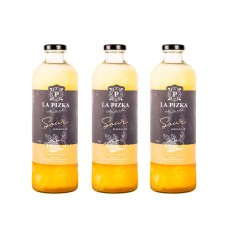 Pack 3 botellas La Pizka Sour Maracuya 1.000 cc (Semanal)