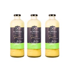 Pack 3 botellas La Pizka Sour Menta Jengibre 1.000 cc (Semanal)