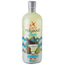 Secreto Peruano Pisco Sour Limón Light 0% Azúcar 15° Botella, 700 cc