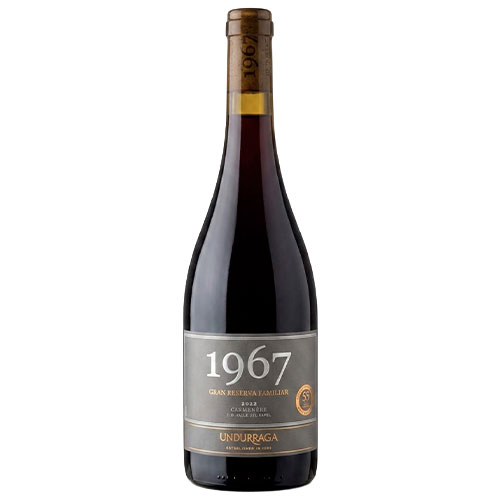Vino Undurraga 1967 Gran Reserva Familiar Carmenere 750cc Vino Undurraga 1967 Gran Reserva Familiar Carmenere 750cc