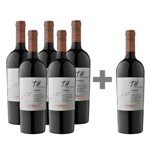 Caja 6 botellas Undurraga TH Carignan (PAGUE 5, LLEVE 6) ($7.491 c/u) Caja 6 botellas Undurraga TH Carignan (PAGUE 5, LLEVE 6) ($7.491 c/u)
