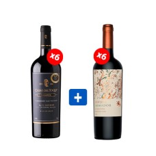 Pack 6 botellas Armador Odjfell Carmenere/Cabernet + 6 Casas del Toqui Reserva Carmenere ($3.990 c/u) Pack 6 botellas Armador Odjfell Carmenere/Cabernet + 6 Casas del Toqui Reserva Carmenere ($3.990 c/u)