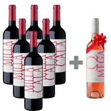 Pack 6 Milla Cala Viña Vik + Omega Rosé de Regalo