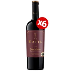 Caja de 6 unidades Sutil Gran Reserva Cabernet Sauvignon ($3.990 c/u) Caja de 6 unidades Sutil Gran Reserva Cabernet Sauvignon ($3.990 c/u)