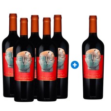 Caja 6 botellas Peñalolén Carmenere, 750 cc 5*6 (PAGUE 5, LLEVE 6) $15.825 c/u