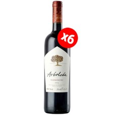 Caja de 6 botellas de Vino Arboleda Carmenere ($8.990 c/u)* Caja de 6 botellas de Vino Arboleda Carmenere ($8.990 c/u)*