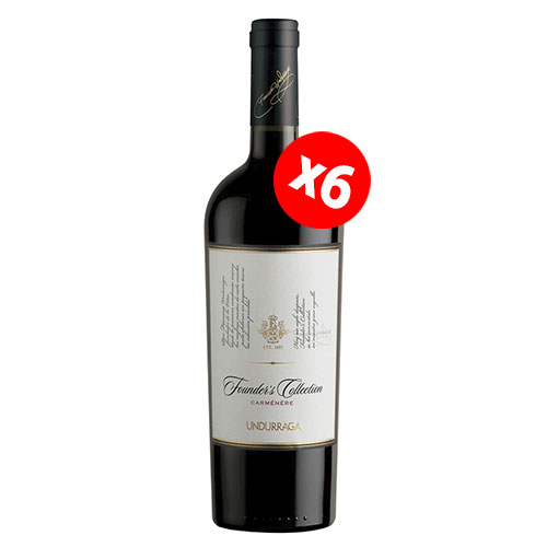 Caja de 6 botellas Founders Collection Carmenere ($8.990 c/u) Caja de 6 botellas Founders Collection Carmenere ($8.990 c/u)