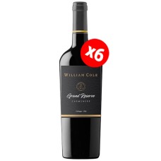 Caja de 6 botellas William Cole Gran Reserva Carmenere ($4.158 c/u)