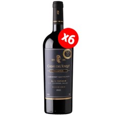 Caja de 6 unidades Casas del Toqui  Reserva Cabernet Sauvignon ($4.290 c/u)