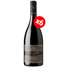 Caja de 6 unidades Casas del Toqui Gran Toqui Syrah ($7.990 c/u)